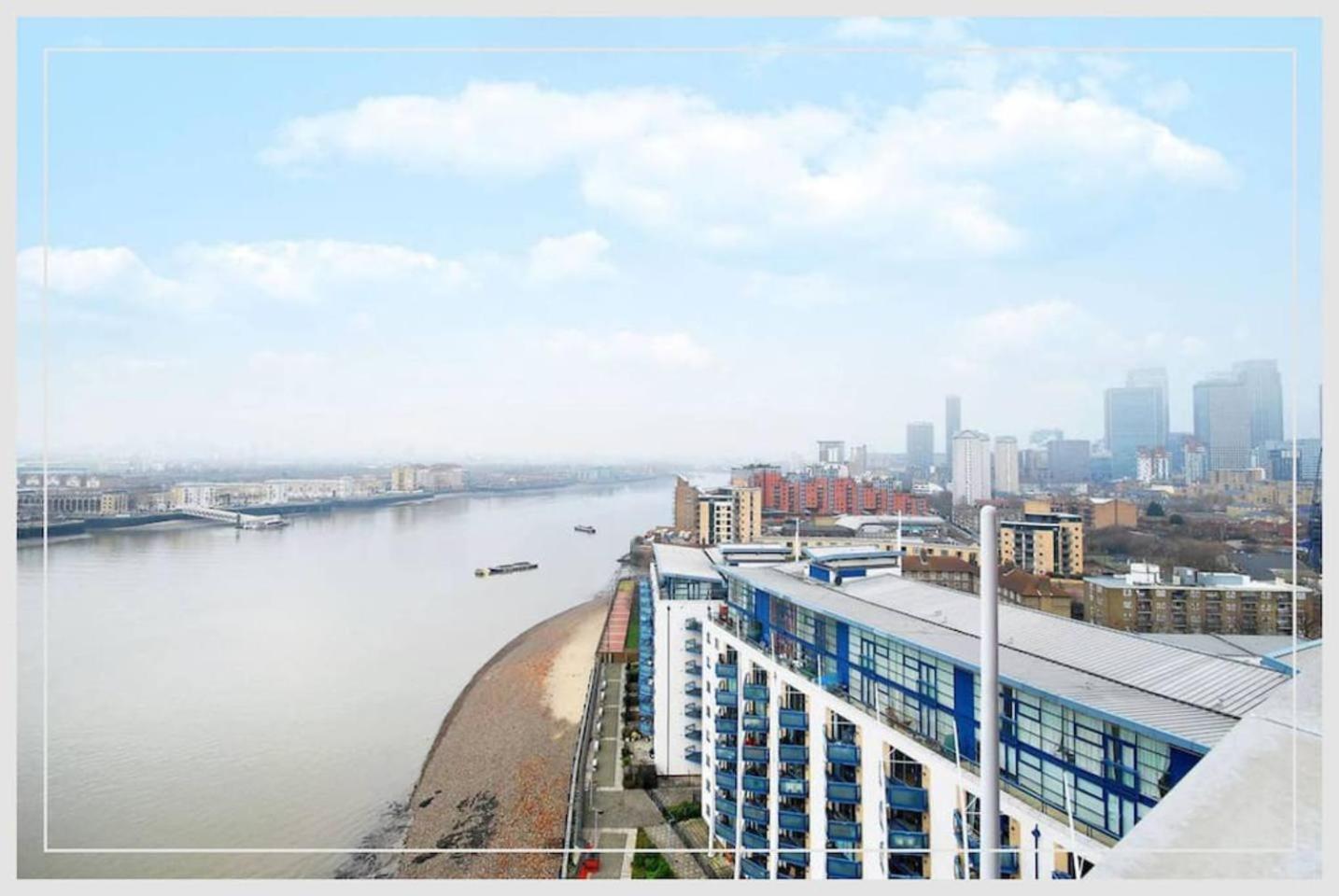 London Canary Wharf Riverside Penthouse Apartment Buitenkant foto