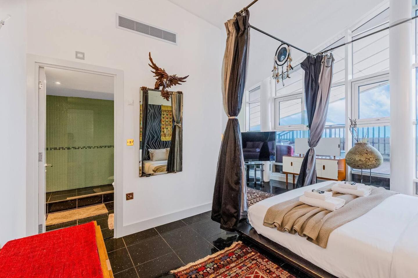 London Canary Wharf Riverside Penthouse Apartment Buitenkant foto