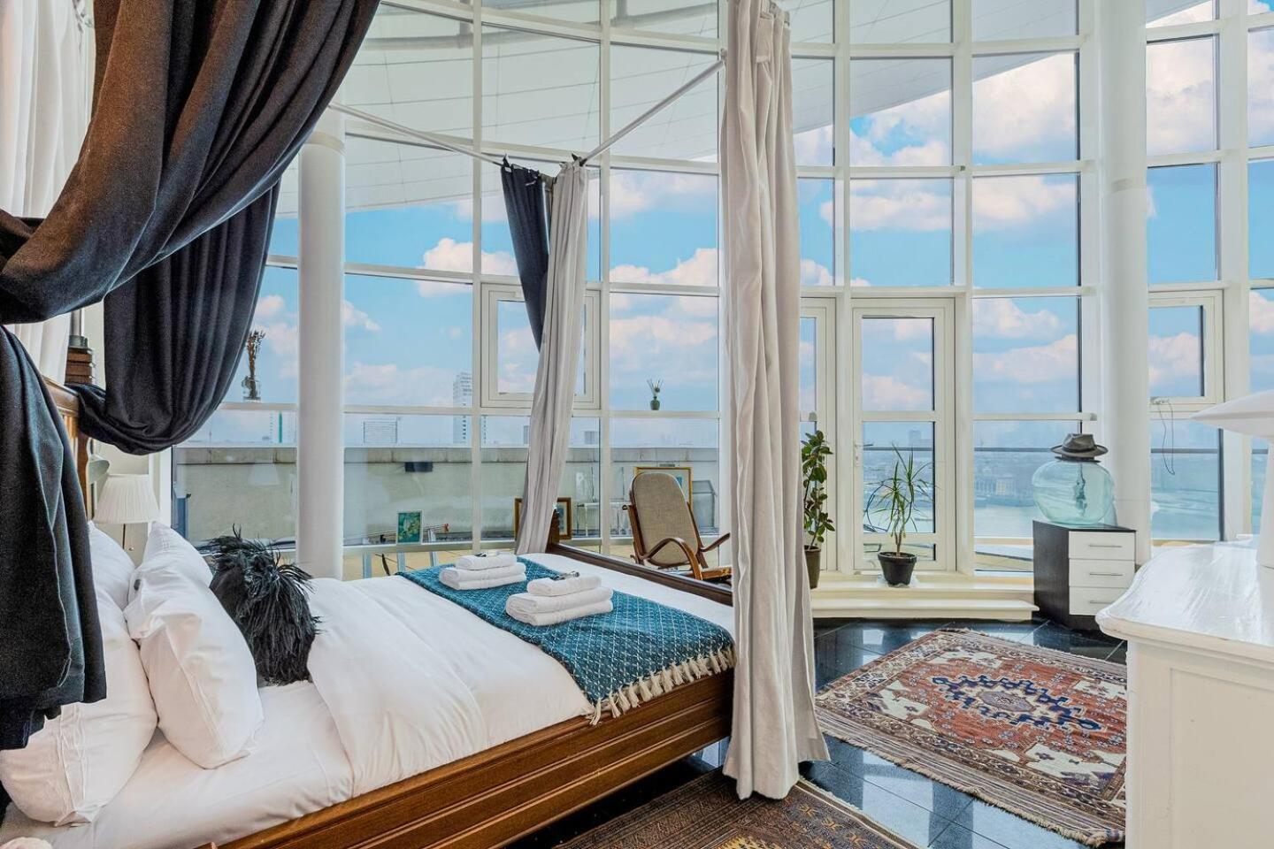 London Canary Wharf Riverside Penthouse Apartment Buitenkant foto